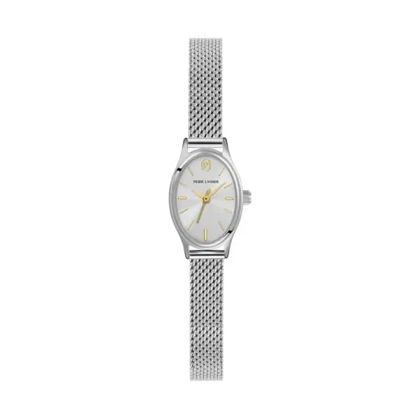 Pierre Lannier Montre quartz Femme Ovalia Argenté