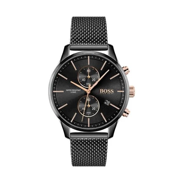 Hugo Boss Montre Boss en Acier Noir