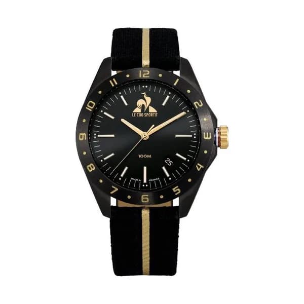 Le Coq Sportif Montre le Coq Sportif Collection Coq d'Or en Nylon Noir