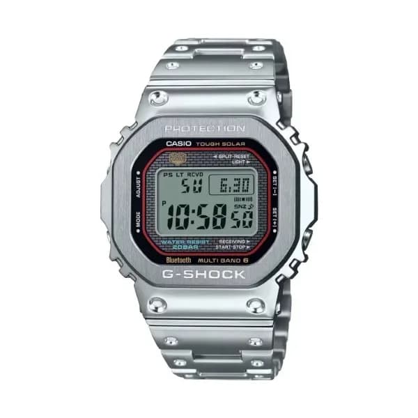 Casio Montre Solaire Casio Collection G-Shock Pro en Acier Argenté