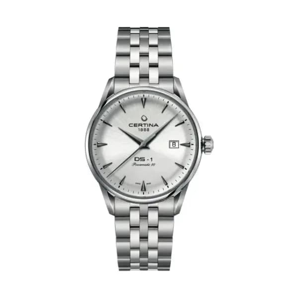 Certina Montre Certina DS-1 Powermatic 80 Automatique Cadran Argent