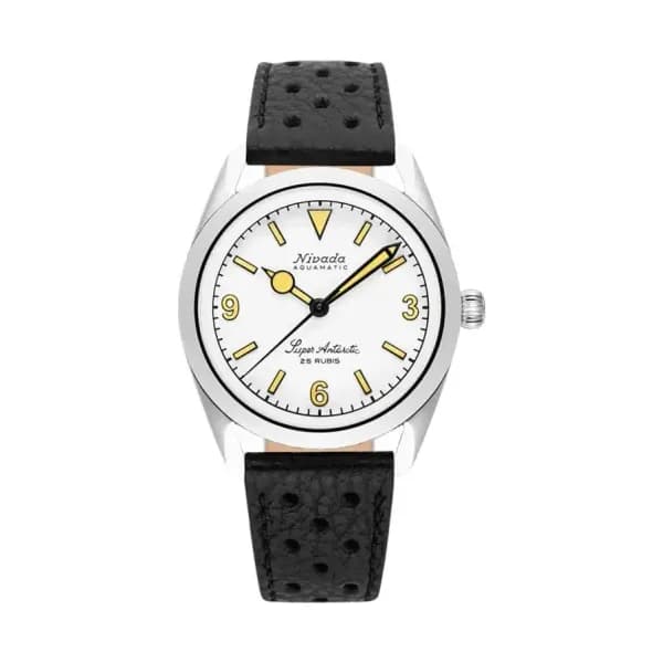 Nivada Grenchen Montre Super Antarctic 3.6.9 Blanc 32066A
