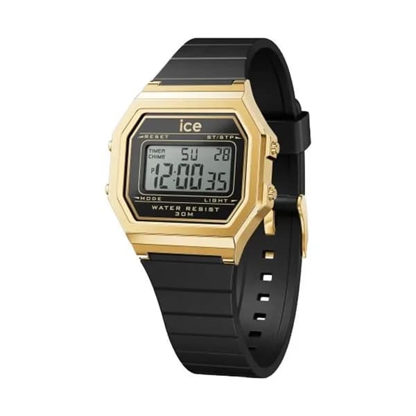 Ice Watch Montre Ice Watch Collection Ice Digit Retro en Silicone Noir
