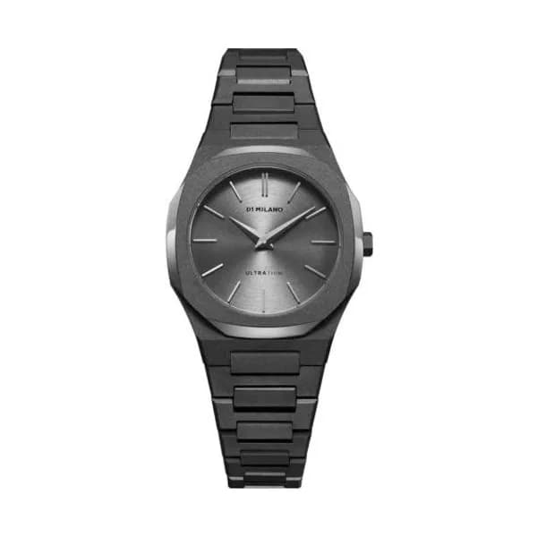 D1 Milano Montre D1 Milano Ultra Thin Ultimate Grey Quartz - 30 mm- Cadran Noir - UTBL32