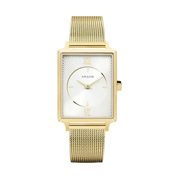 Amalys Montre Amalys Collection Hepburn en Acier et PVD Doré
