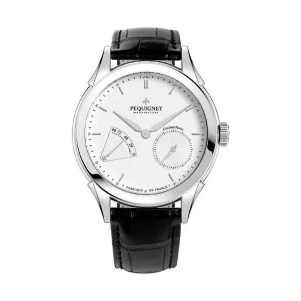 Pequignet Montre Pequignet Royale Origine Automatique Cadran Blanc - 9010133-CN