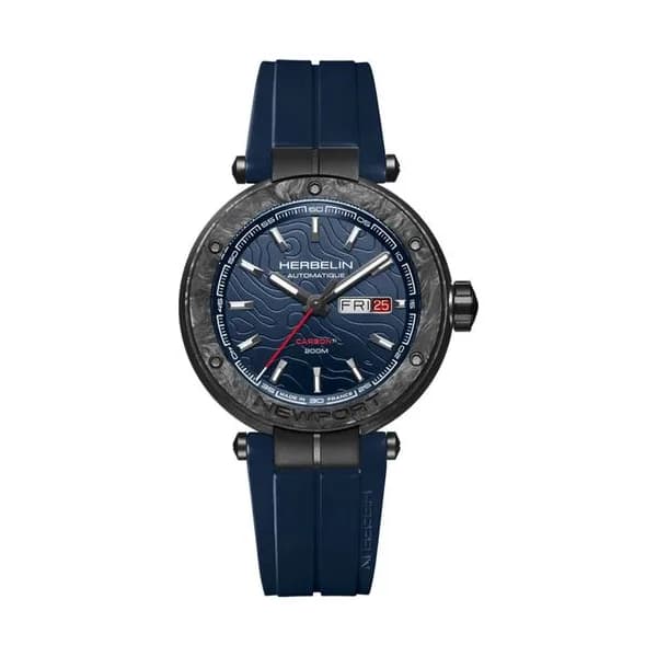 Michel Herbelin Montre Herbelin Newport Carbon Titanium Homme Automatique - 1788CTN15CB