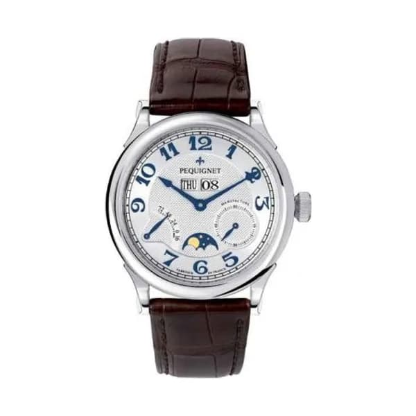 Pequignet Montre Pequignet Royal Paris Automatique Cadran Argent - 9007437-AM