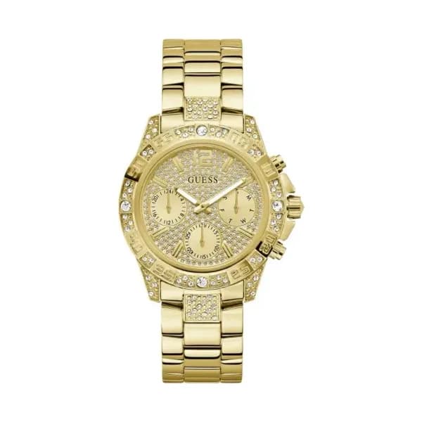 Guess Montre Guess Collection Majesty en Acier et PVD Doré