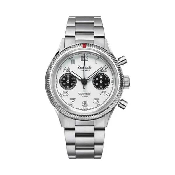 Hanhart Montre Hanhart 417 ES Flyback Panda - 1954 Mécanique diamètre 42 mm- H721.201-6428