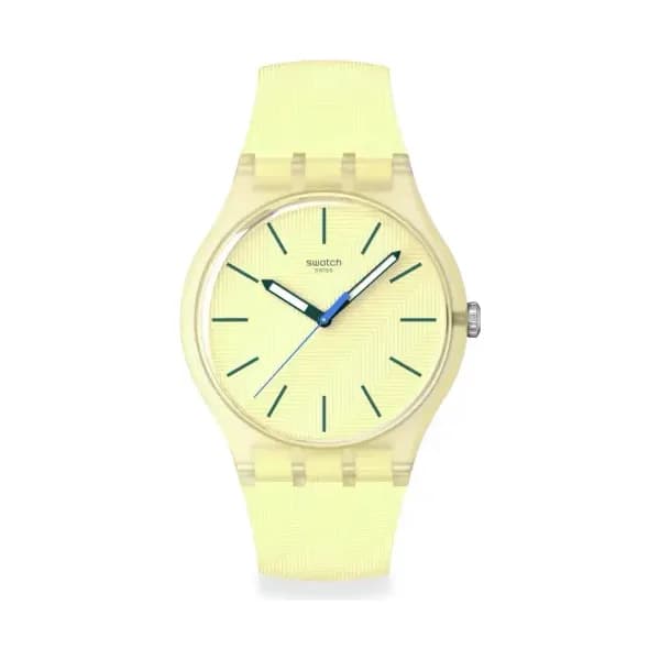 Swatch Montre quartz Mixte Essentials Jaune