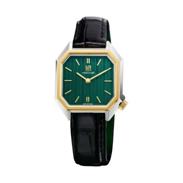 March LA.B Montre MILADY MANSART Chevrons Emerald