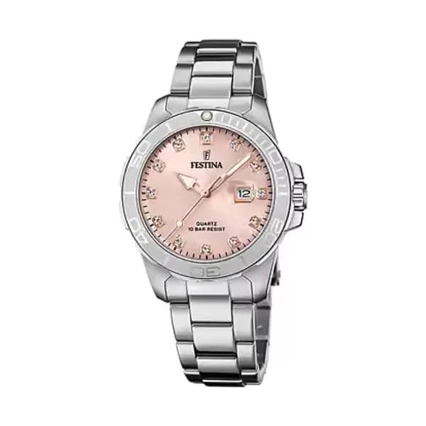 Festina Montre Femme Festina Boyfriend Collection en Acier Blanc