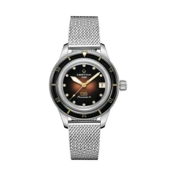Certina Montre Certina DS PH200M 39mm Powermatic 80 Automatique Cadran Marron