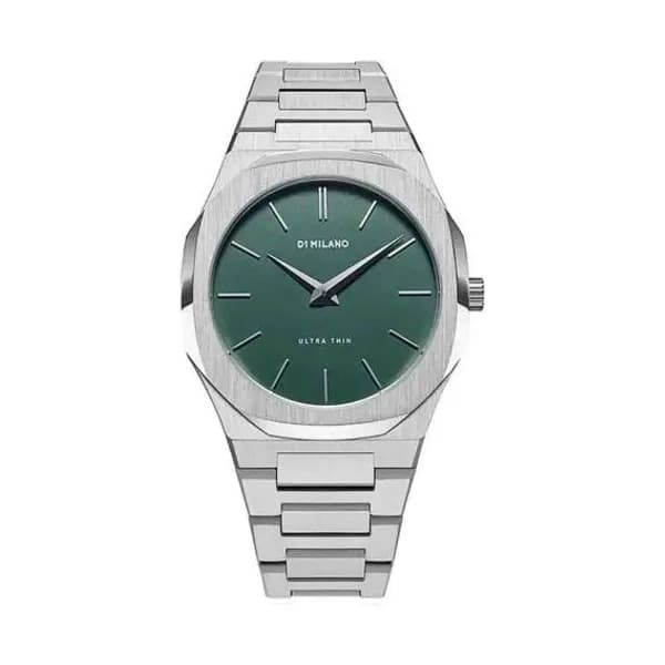 D1 Milano Montre D1 Milano Ultra Thin Moss Quartz - 40 mm- Cadran Kaki - UTBJ06