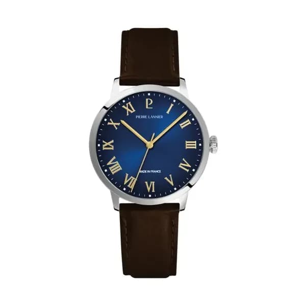 Pierre Lannier Montre quartz Homme Interval Bleu