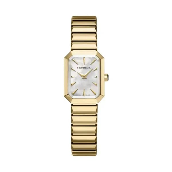 Michel Herbelin Montre quartz Femme Octogone Blanc