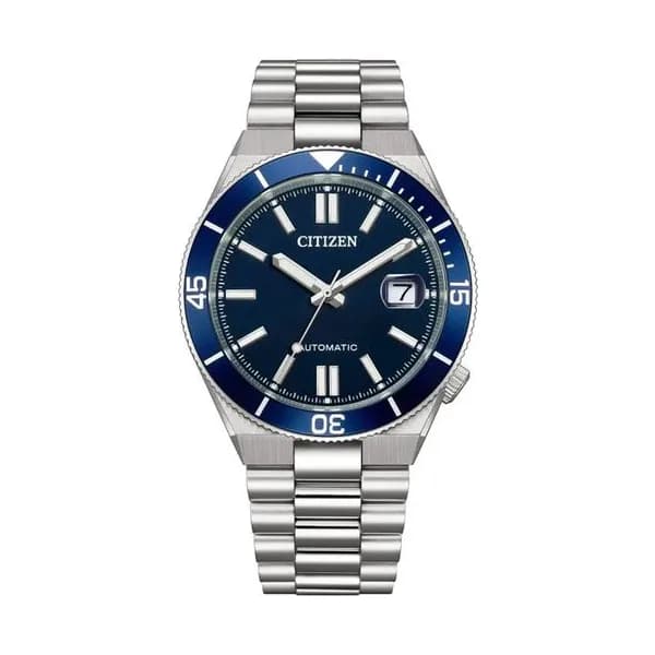 Citizen Montre Automatique Citizen Collection Tsuyosa Shore en Acier Argenté