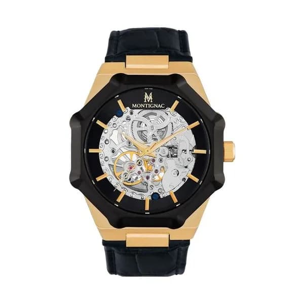 Montignac Montre Automatique Montignac en Cuir