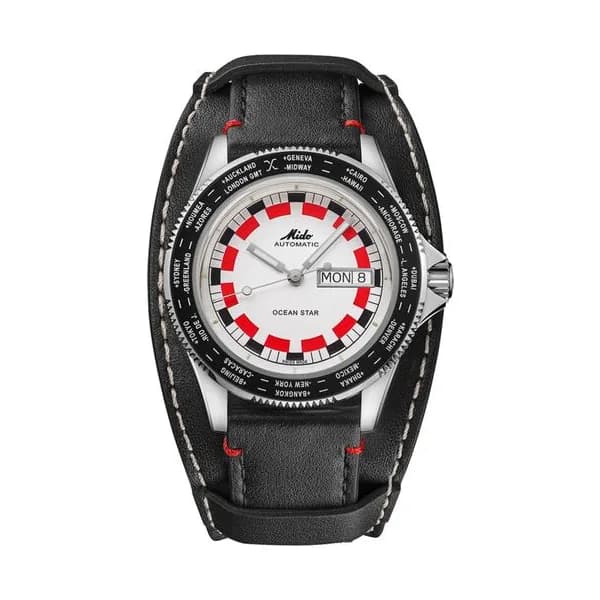 Mido Montre Mido Ocean Star Worldtimer 40,5 mm- M026.830.16.030.00