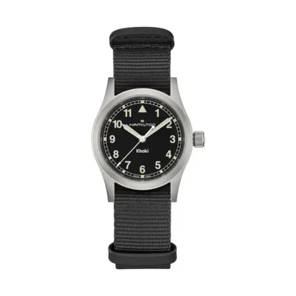 Hamilton Montre Hamilton Khaki Field Quartz 33mm Cadran Noir