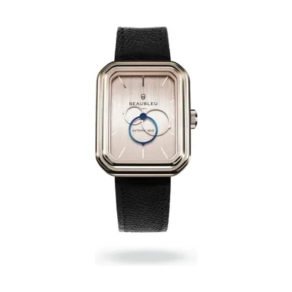 Beaubleu Montre Beaubleu Ecce Figura Sienna Bracelet Cuir Noir