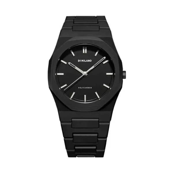 D1 Milano Montre D1 Milano Polycarbon Cloudburst Quartz - 40,5 mm- Cadran Noir - PCBJ11