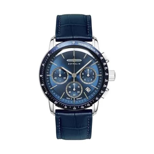 Zeppelin Montre Zeppelin New York Quartz Cadran Bleu - 88783