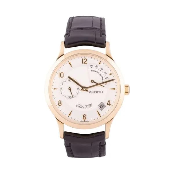 Zenith Montre Zenith Elite Power Reserve mécanique or rose 37 mm Full Set 2004