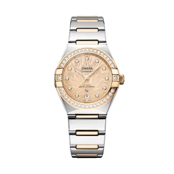 Omega Constellation 29 mm, acier - or Moonshine™ sur acier - or Moonshine™