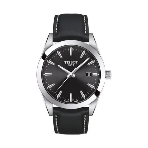 Tissot Montre Tissot en Cuir Noir