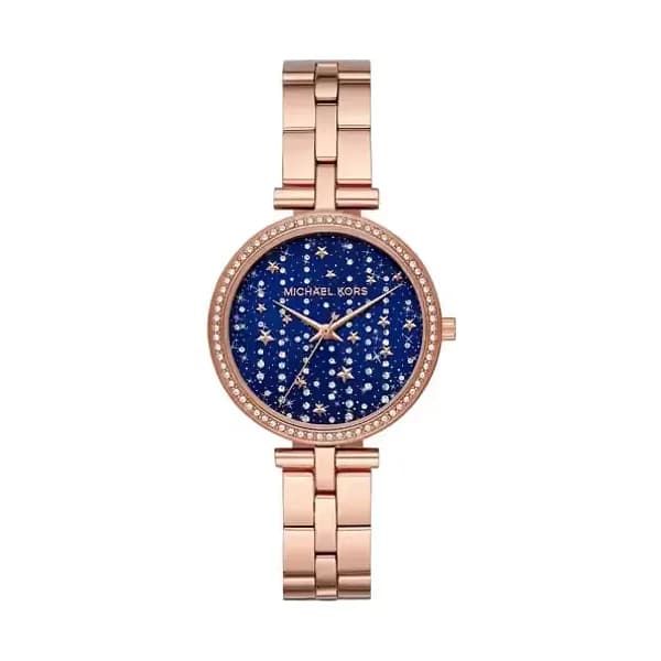 Michael Kors Montre Femme MICHAEL KORS en Acier Rose Etanche
