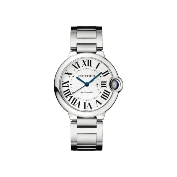 Cartier Montre Mixte Ballon bleu Argenté