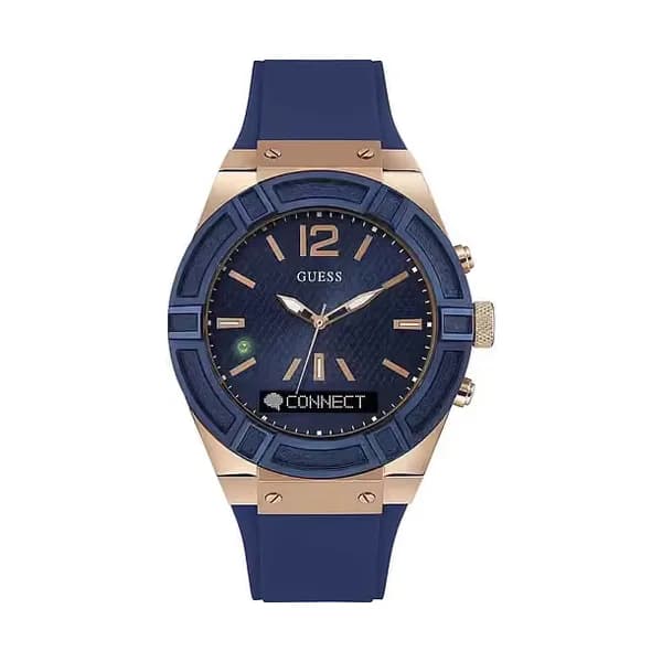 Guess Montre Homme GUESS en Silicone Bleu