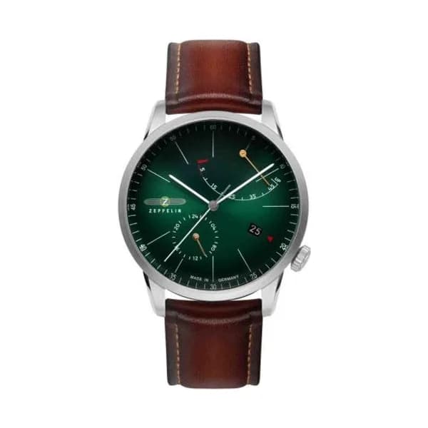 Zeppelin Montre Zeppelin Flatline Automatique Cadran Vert - 83664