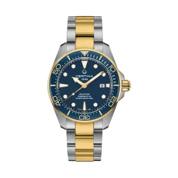 Certina Montre Certina DS Action Diver 43mm Powermatic 80 Automatique Cadran Bleu
