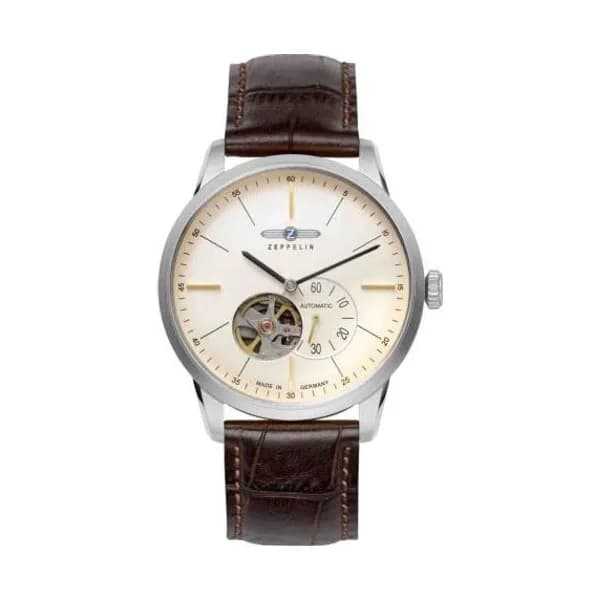 Zeppelin Montre Zeppelin Flatline Open Heart Automatique Cadran Beige - 73645