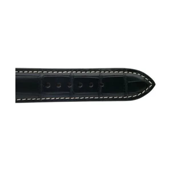 null Bracelet de montre Crocodile Homme de couleur Noir -Adonia - 18614E-01