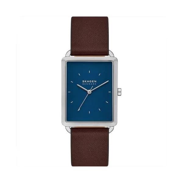 Skagen Montre Skagen Collection Hagen en Cuir Marron