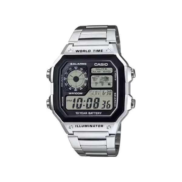 Casio Montre Casio Collection Timeless en Acier Argenté