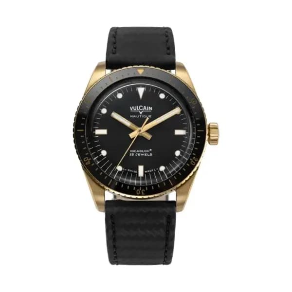 Vulcain Montre Skindiver Or & Noire 661170A07