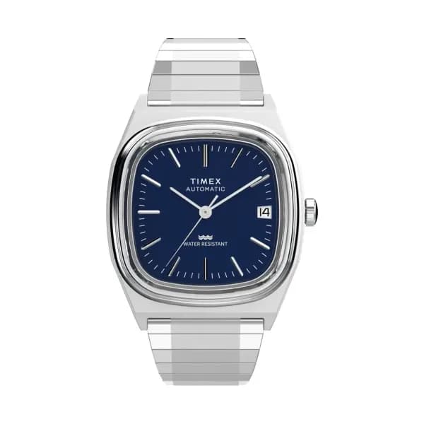 Timex Montre automatique Homme E line Bleu foncé