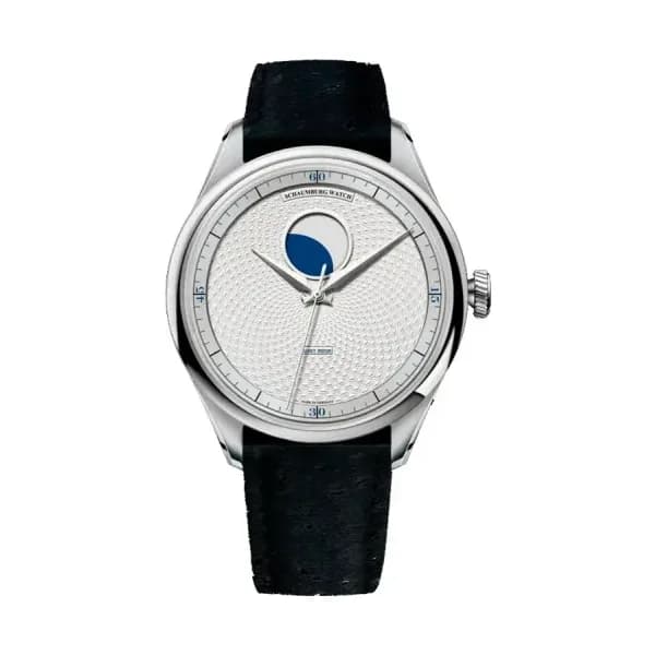 Schaumburg Watch Montre the blue Lucky Moon