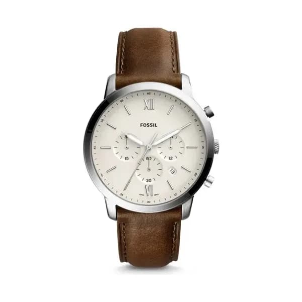 Fossil Montre Analogique Homme Fossil Cuir Marron FS5380