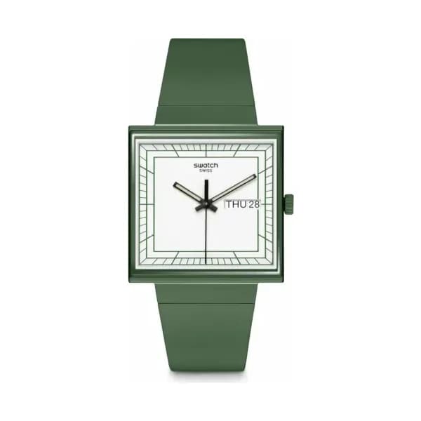 Swatch Montre quartz Mixte What if Blanc