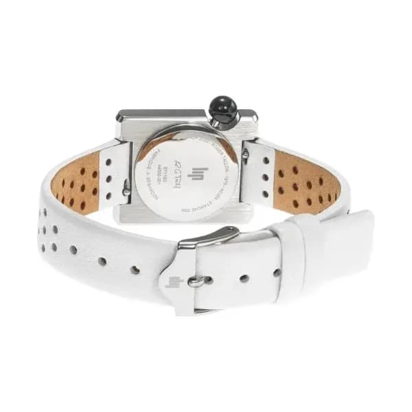 Lip Montre Lip Mach 2000 Mini Square - - cadran Argent- 30 x 28 mm - Acier -671193