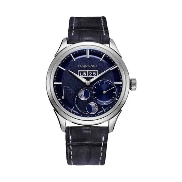 Pequignet Montre Pequignet Royale Paris Calibre Royal Cadran Bleu - 9100673