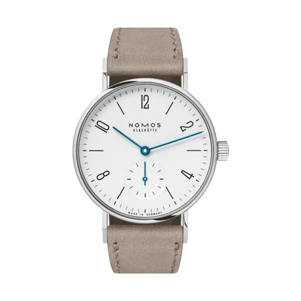 Nomos Montre NOMOS Tangente 33 mécanique bracelet cuir beige 32,8 mm
