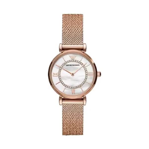 Emporio Armani Montre Analogique Femme Emporio Armani Acier Rose AR11320