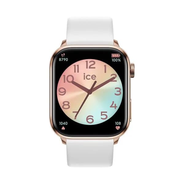 Ice Watch Montre Connectée Ice Watch Collection Ice Smart 2.0 en Silicone Blanc